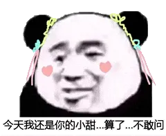 金馆长熊猫00221-今天我还是你的小甜算了不敢问-小甜甜