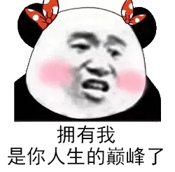 金馆长熊猫00181-拥有我是你的人生巅峰了