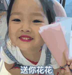 可爱的女孩纸00018-送你花花