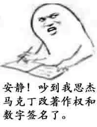 马克丁00003-安静吵到我思杰马克丁改著作权和数字签名了