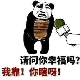 金馆长熊猫00268-请问你幸福吗-我靠-你瞎呀