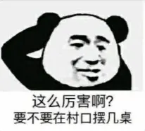 金馆长熊猫00291-这么厉害啊要不要在村口摆几桌