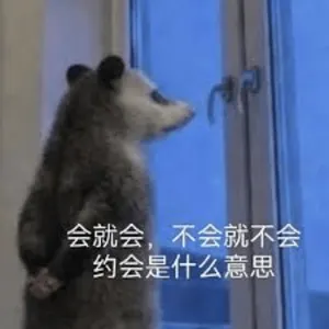 负鼠00030-会就会不会就不会约会是什么意思