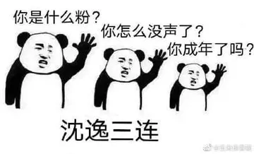 金馆长熊猫00299-沈逸三连-你是什么粉-你怎么没声了-你成年了么