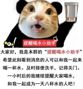 金馆长熊猫00246-提醒喝水小助手