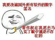 马克丁00006-我要改遍国外所有软件的数字签名著作权在我思杰马克丁眼中就是不存在的
