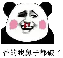 金馆长熊猫00197-香的我鼻子都破了