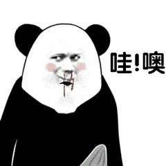 金馆长熊猫00184-哇哦