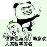 马克丁00001-也就你马克丁随意改人家数字签名