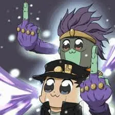 JOJO的奇妙冒险00007-白金之星竖中指
