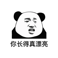 金馆长熊猫00208-你长得真漂亮其实丑的一逼