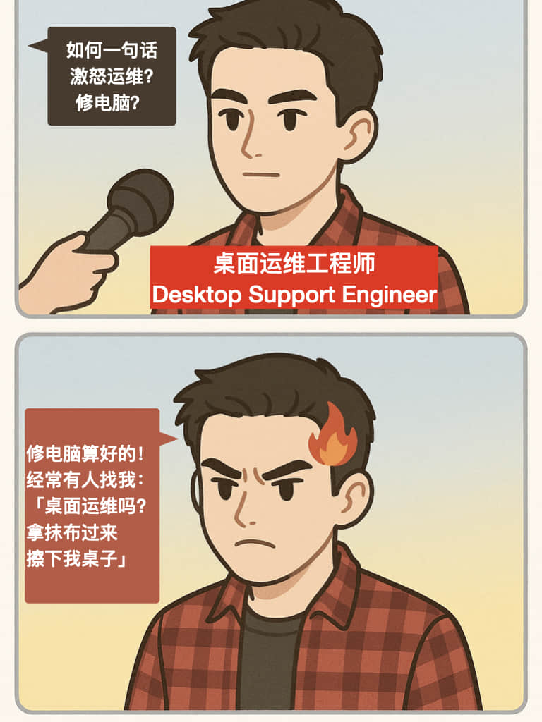 如何一句话激怒运维,修电脑?