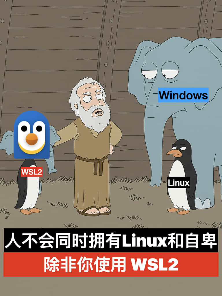 人不会同时拥有Linux和自卑,除非你使用WSL