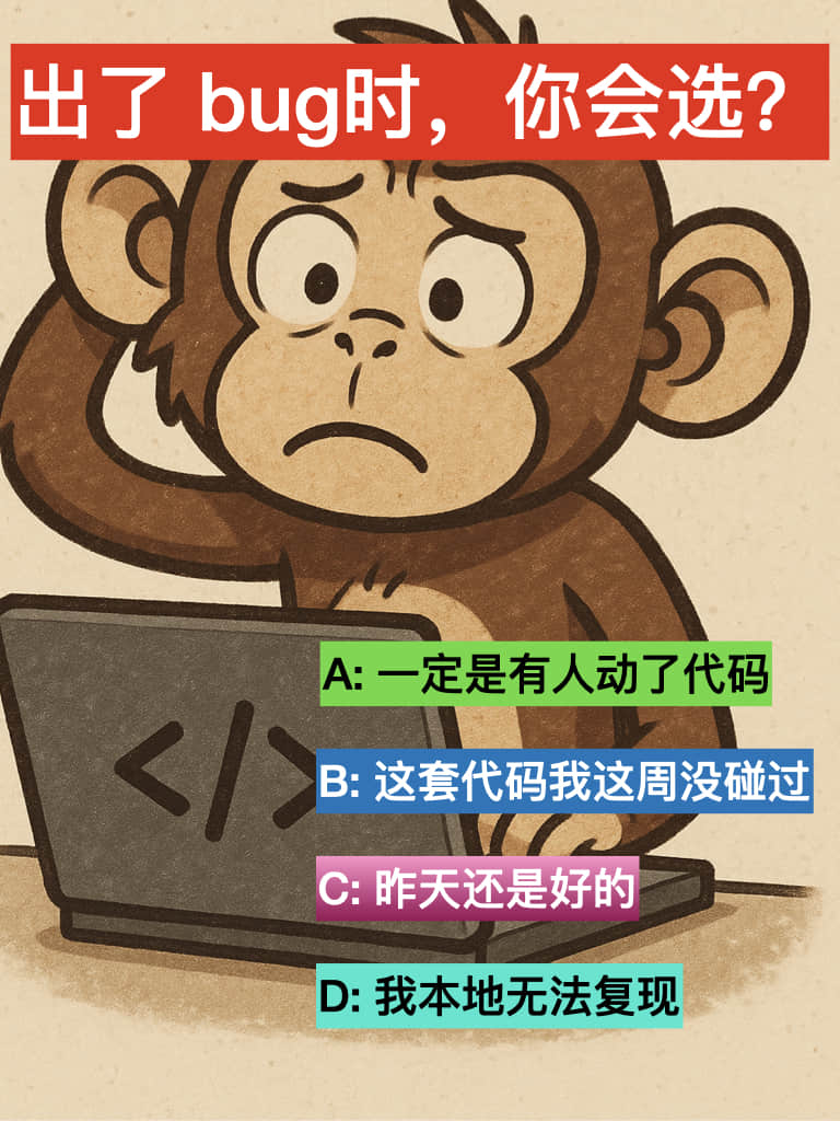 有人说你的程序出了BUG时,你会说...