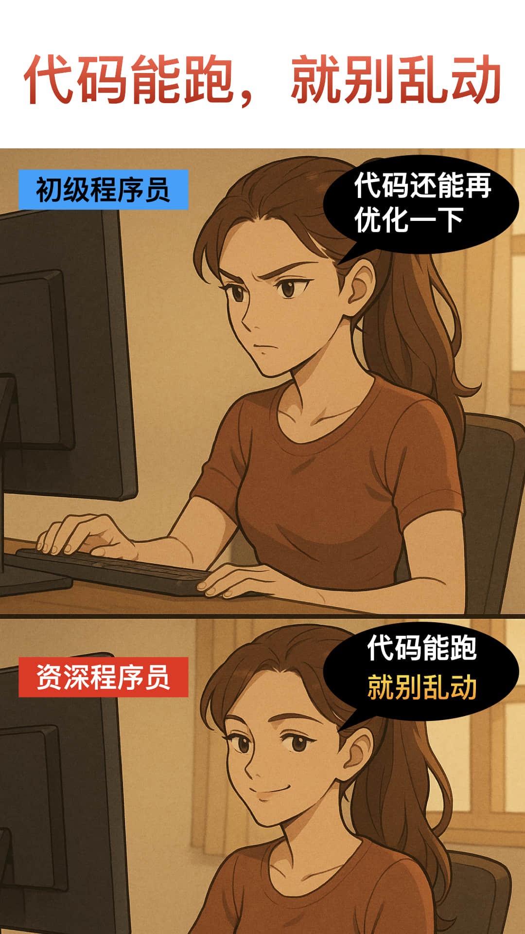 代码能跑就别乱动!