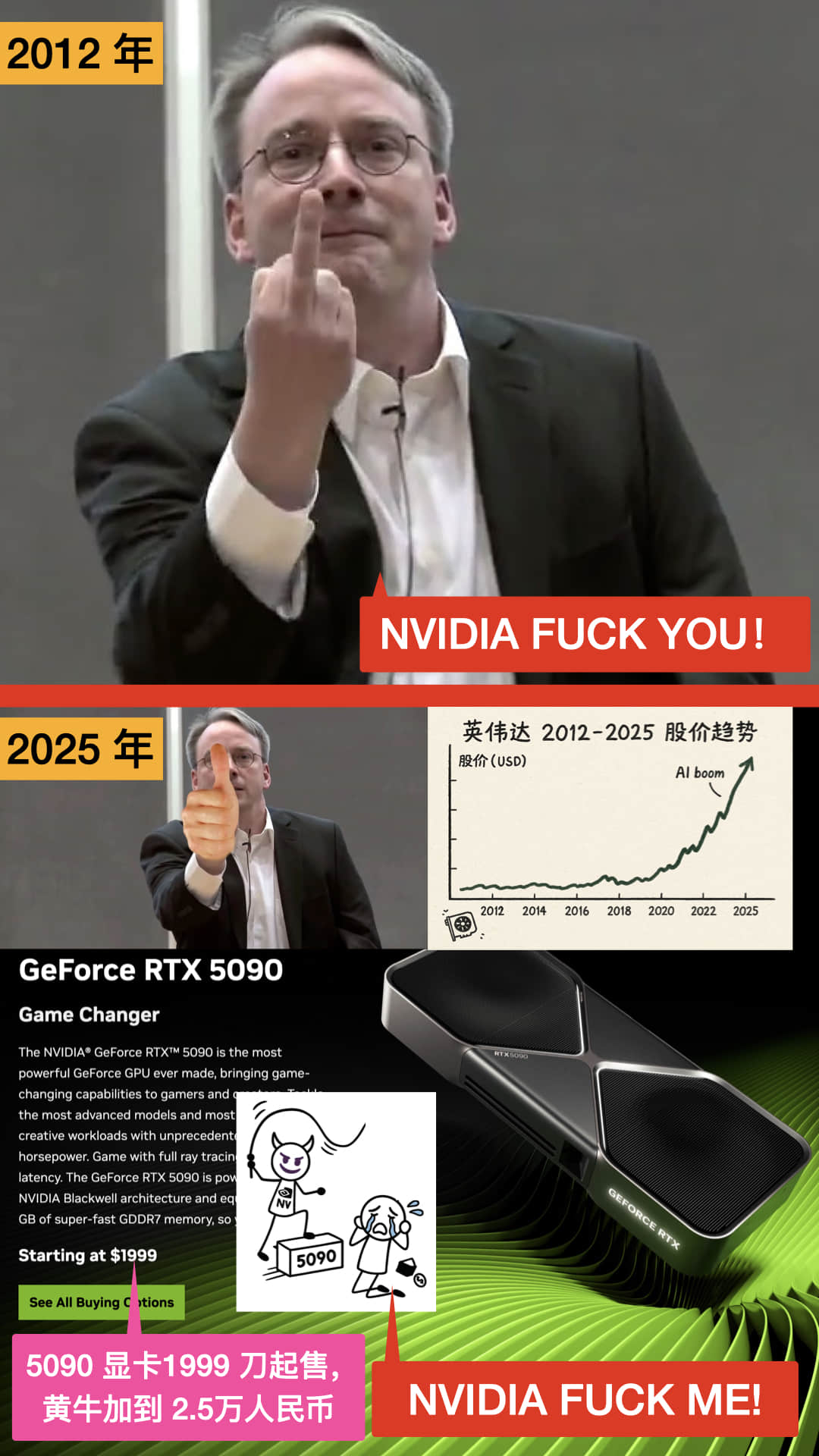 三十年河东,三十年河西!NVIDIA FUCK YOU!